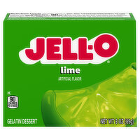 Jell-O Gelatin Dessert, Lime - 3 Ounce 