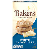 Baker's Baking Bar, Premium, White Chocolate