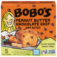 Bobo's Oat Bites, Peanut Butter Chocolate Chip - 5 Each