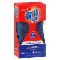 Brillo Scrubbers, Original, All-Purpose, 2 Pack