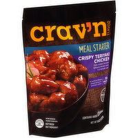 Crav'n Flavor Crispy Teriyaki Chicken Fully Cooked, Boneless, Tempura Chicken Breast In A Teriyaki Sauce Meal Starter - 18 Ounce 