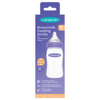 Lansinoh Feeding Bottle, with Nipple, Breastmilk, M - 1 Each 