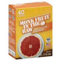 Monk Fruit In The Raw Sweetener, Zero Calorie - 40 Each 