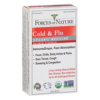 Forces of Nature Cold & Flu Drops, Maximum Strength, Elder Berry, Immune Drops - 10 Ounce 