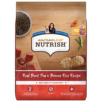 Rachael Ray Nutrish Food for Dogs, Natural,Real Beef, Pea & Brown Rice Recipe, Adult - 6 Pound 