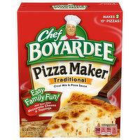 Chef Boyardee Crust Mix & Pizza Sauce, Traditional - 31.85 Ounce 