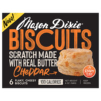 Mason Dixie Biscuits, Cheddar - 6 Each 