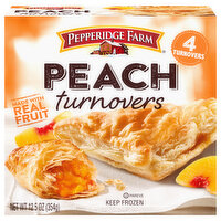 Pepperidge Farm Turnovers, Peach - 4 Each 