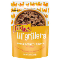 Friskies Cat Food, Seared Cuts with Chicken, in Gravy