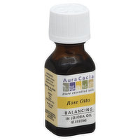 Aura Cacia Pure Essential Oil, Rose Otto, Balancing