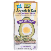 Yo Quiero! Avocado & Egg, Mild, Spinach/Onion/Tomato