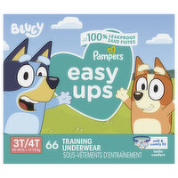 Pampers Training Underwear, 3T-4T (30- 40 lb), Bluey - 66 Each 