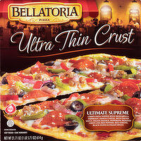 Bellatoria Pizza, Ultra Thin Crust, Ultimate Supreme