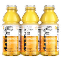 vitaminwater  Sugar Rise, Electrolyte Enhanced Water W/ Vitamins, Orange Drinks - 6 Each 