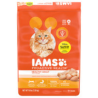 IAMS Cat Food, Healthy Adult, Chicken, 1+ Years - 16 Pound