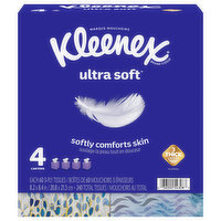 Kleenex Tissues, 3-Ply - 4 Each 