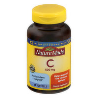 Nature Made Vitamin C, 500 mg, Softgels - 60 Each 