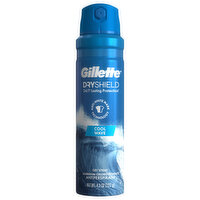 Gillette Antiperspirant, Aluminum Chlorohydrate, Dry Spray, Cool Wave - 4.3 Ounce 