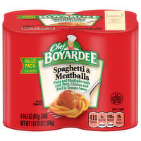 Chef Boyardee Spaghetti & Meatballs, Value Pack