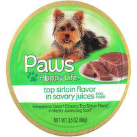 Paws Happy Life Top Sirloin Flavor In Savory Juices Dog Food - 3.5 Ounce 