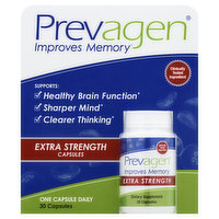 Prevagen Memory Supplement, Extra Strength, Capsules - 30 Each 