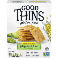 Good Thins Rice & Corn Snacks Gluten Free Crackers Variety Pack, 4 Boxes