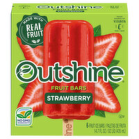 Outshine Fruit Ice Bars, Strawberry - 6 Each 
