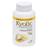 Kyolic Aged Garlic Extract, Formula 104, Capsules - 200 Each 