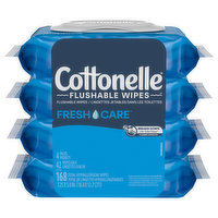 Cottonelle Flushable Wipes - 4 Each 