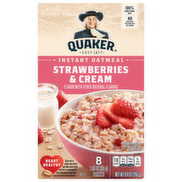 Quaker Oatmeal, Instant, Strawberries & Cream