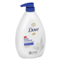 Dove Body Wash, Nourishing, Deep Moisture - 34 Ounce 