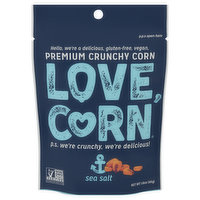 Love Corn Crunchy Corn, Premium, Sea Salt - 1.6 Ounce 