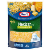 Kraft Shredded Mexican Style Four Cheese Blend - 8 Ounce 