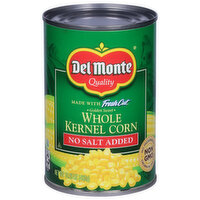 Del Monte Corn, No Salt Added, Golden Sweet, Whole Kernel