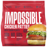 Impossible Chicken Patties, Meat From Plants - 5 Each 