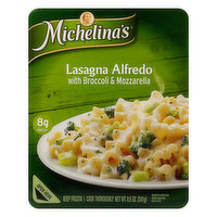 Michelina's Lasagna Alfredo, with Broccoli & Mozzarella