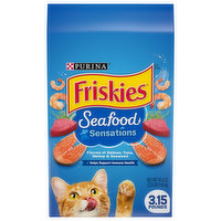 Friskies Cat Food, Seafood Sensations, Salmon, Tuna, Shrimp & Seaweed - 50.4 Ounce 