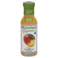 Briannas Vinaigrette Dressing, Mango - 10 Fluid ounce