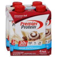 Premier Protein High Protein Shake, Cinnamon Roll, 4 Pack - 4 Each 