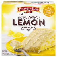 Pepperidge Farm Layer Cake, Luscious Lemon - 19.6 Ounce 