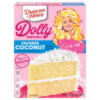 Duncan Hines Flavored Cake Mix, Favorite Coconut, Dolly Parton's