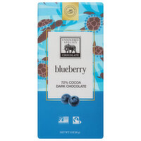 Endangered Species Dark Chocolate, Blueberry, 72% Cocoa - 3 Ounce 