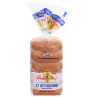 Evangeline Maid Hot Dog Buns - 12 Each 