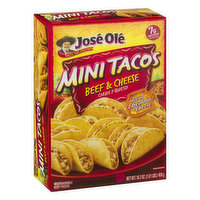 Jose Ole Mini Tacos, Beef & Cheese - 16.2 Ounce 