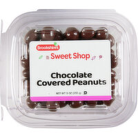 Brookshire's Peanuts, Chocolate Covered, Sweet Shop - 9 Ounce 