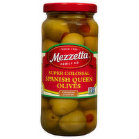 Mezzetta Olives, Spanish Queen, Super Colossal, Pimento Stuffed - 10 Ounce 