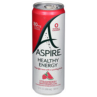 Aspire Energy Drink, Healthy, Strawberry Watermelon - 12 Fluid ounce 