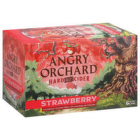 Angry Orchard Hard Fruit Cider, Strawberry - 6 Each 