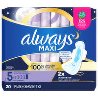 Always Pads, Extra Heavy Overnight, Flexi-Wings, Size 5 - 20 Each 