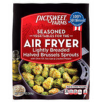 Pictsweet Farms Seasoned Vegetables for the Air Fryer Halved Lightly Breaded Brussels Sprouts - 13 Ounce 